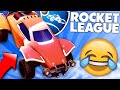 Rocket League Funny Moments - I HIT THE BEST SHOT EVER...