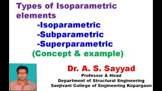 Finite Element Method- Unit 4 (Lecture 2) -Isoparametric Formulation