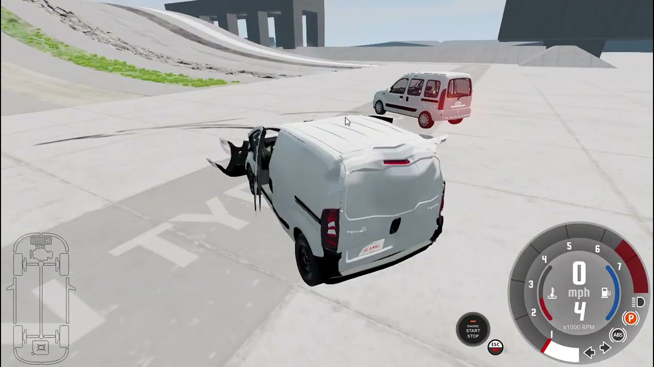 Bipper ve kangoo arazi testi