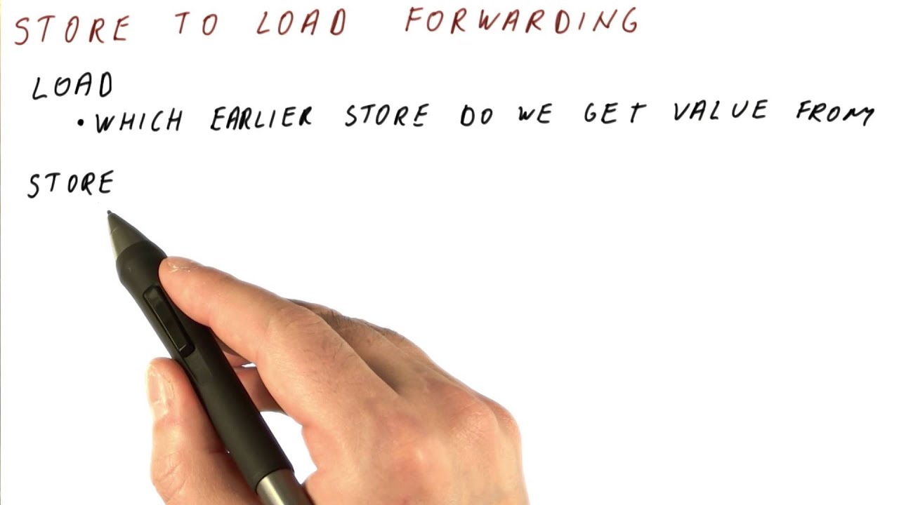 Store to Load Forwarding - Georgia Tech - HPCA: Part 3 - YouTube