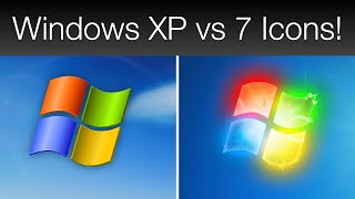 Windows Xp Vs Windows 7 Icons