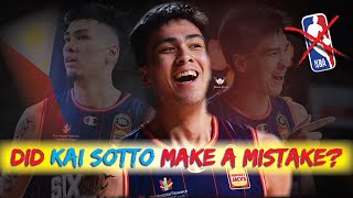 Why KAI SOTTO Isn't In The NBA?  Stunted Growth