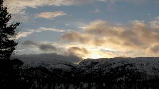 Sunset of February 24 in HD Time Lapse
