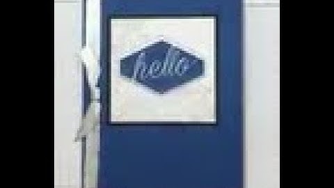 Accented Blooms Hello Card   7 12 18