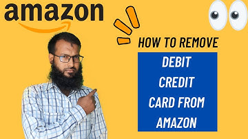 amazon se debit credit card kaise remove kare || how to delete debit card from amazon || remove card