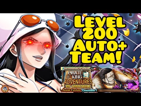 LEVEL 200 AUTO+ TEAM vs PKA Crocodile FC Usop&Franky OR Luffy&Bonney [OPTC] トレクル