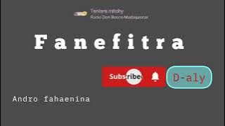 Fanefitra (Tantara RDB) Andro fahaenina