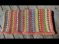 How to crochet a Granny Stripe Blanket - NO END TO SEW IN