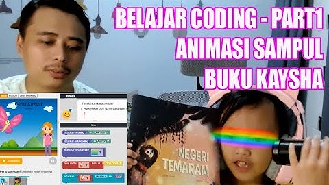 KAYSHA BUAT SAMPUL BUKU ANIMASI SENDIRI! BELAJAR CODING SERU DI CODE.ORG 🦋💻