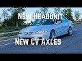 Installing New CV Axles and Sony Headunit in My 6th Gen Honda Accord!