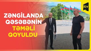 Mincivan sakinlərinə şad xəbər | Prezident qəsəbənin təməlini qoydu