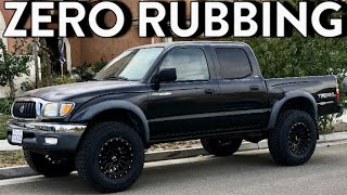 How I Fit 33s On My Toyota Tacoma Without Rubbing! | Pinch Weld Mod