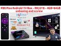 Hindi || H96 Max Android TV Box - RK3318 - 4GB+64GB unboxing and review | from Banggood
