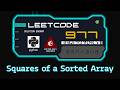 Squares of a Sorted Array — LeetCode #977 | Python Algorithm Visualization