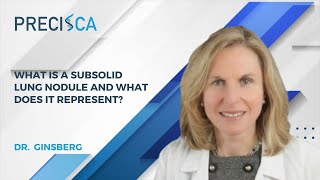 What is a subsolid lung nodule and what does it represent?