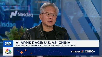 Nvidia CEO Jensen Huang on AI race vs. China: Overall we
