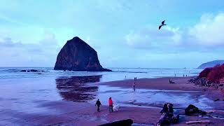 Cannon Beach Serenity: Relaxing Music and Scenic Views from Oregon's Coast