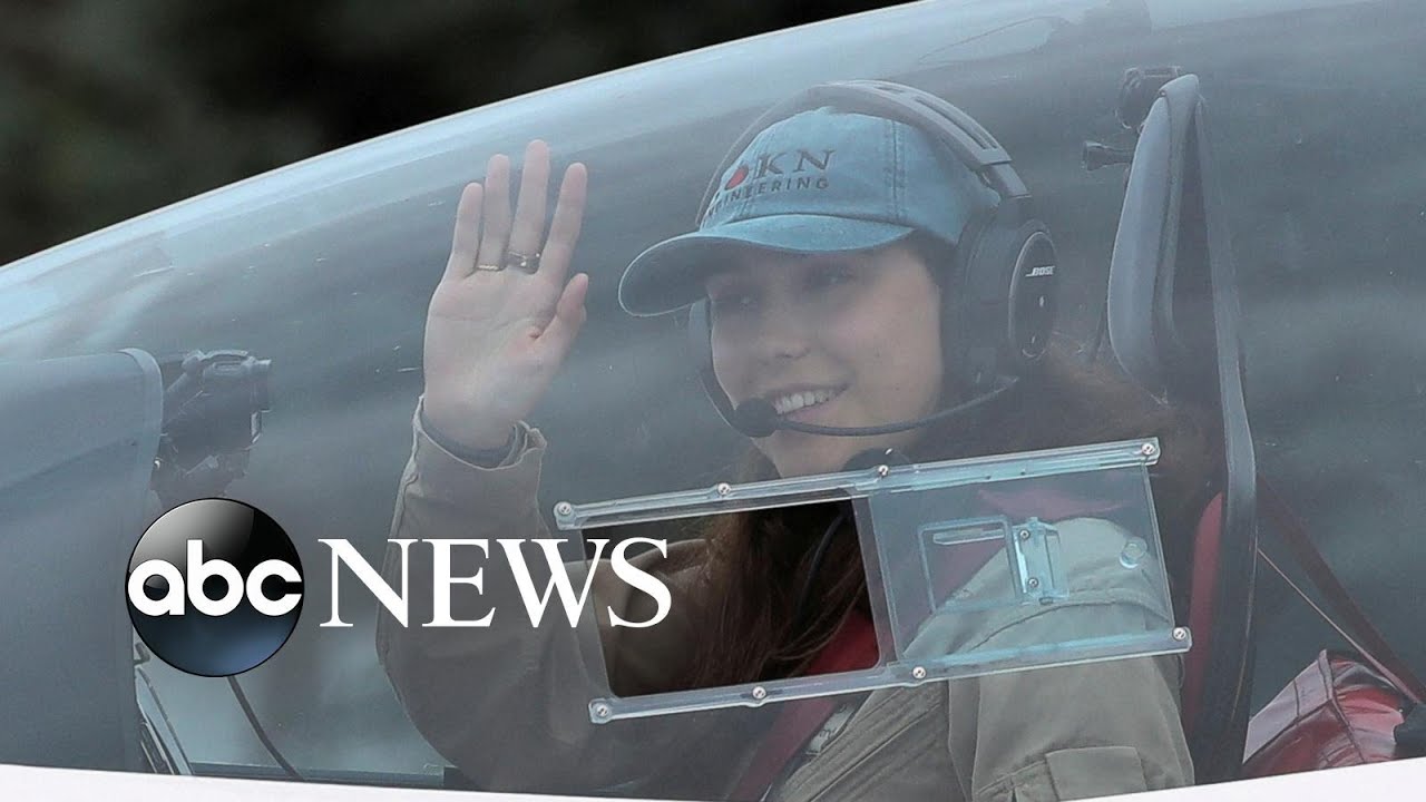19-year-old trying to break record flying solo around the world l ABC News