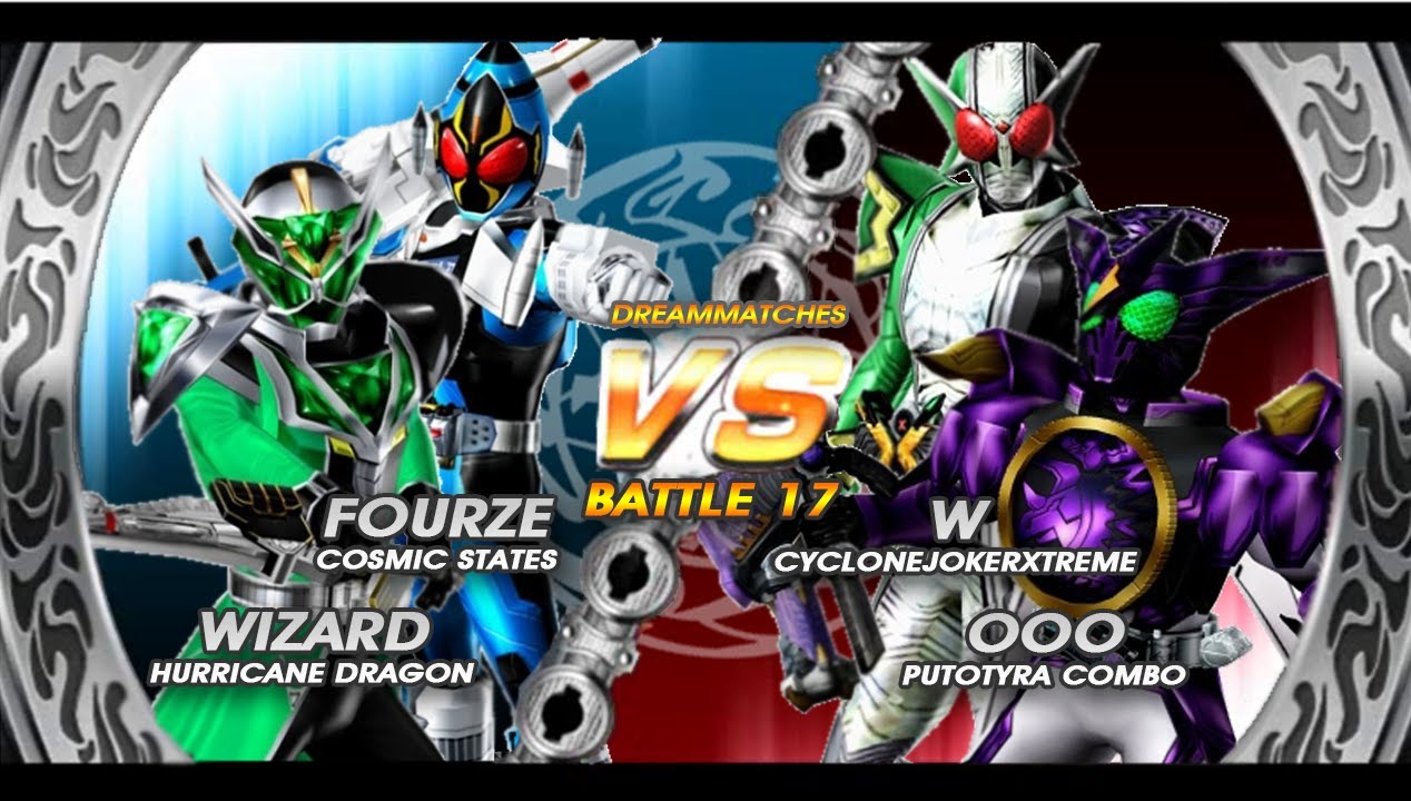 SCH - DreamMatch] Wizard HD & Fourze Cosmic vs. OOO Putotyra & W