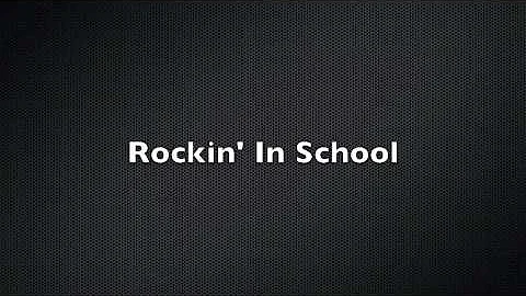 Rockin in School