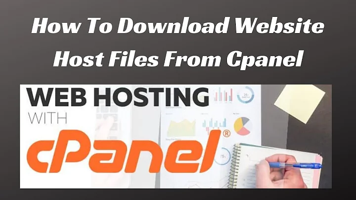 How to download website host files from cpanel