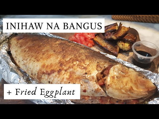 INIHAW NA BANGUS + Fried Eggplant || Sinigang Mix Powder Recipe || Housewife Cooks