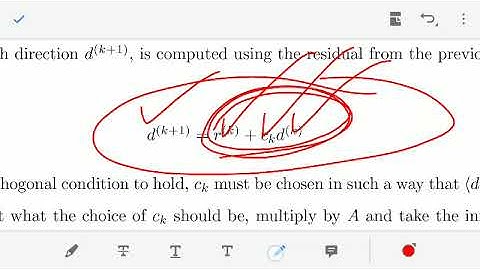 Conjugate Gradient Method for Solving System of Linear Equations