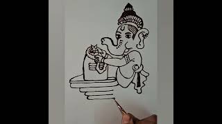 Ganesh shiv |Harsha Art of Mehndi ganesh shiva viral mehndi viral youtubeshorts youtube