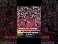 Norway fans perform "Viking Row" in Miami on eve of England clash