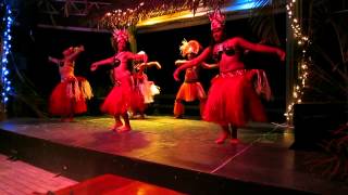 Island dance in Rarotonga, Cook Islands