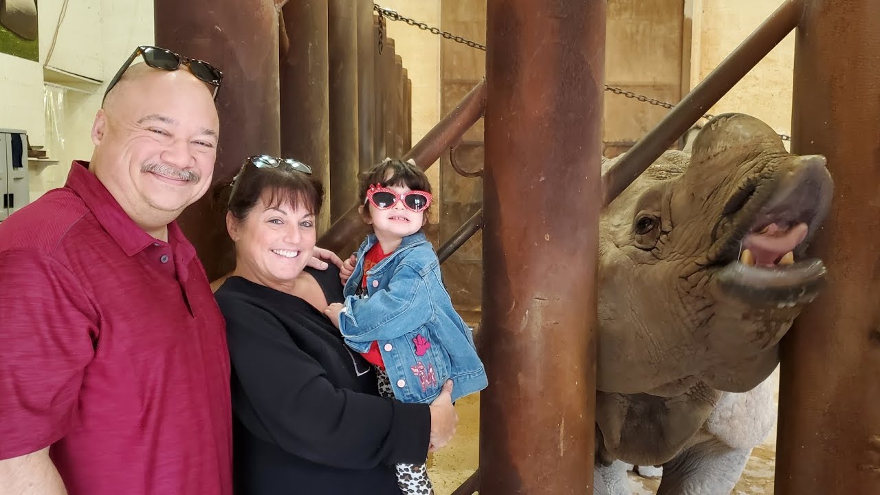 Aubrey visits the Phoenix Zoo Jan 2023 YouTube