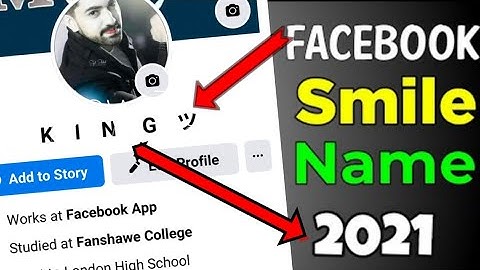 How to make smile name Facebook Account 2021 | Smile name Facebook account || Smile name facebook id