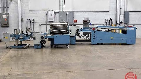 MBO T800 Continuous Feed Paper Folder w/ 8 Page Unit, 16 Page Unit and Mobile Delivery