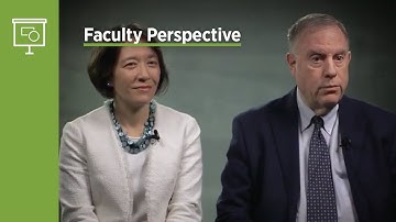 Faculty Chairs Kessely Hong and Brian Mandell discuss the executive program Negotiation Strategies.