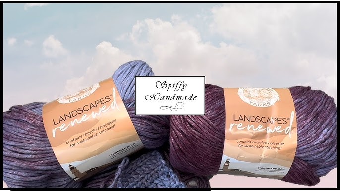 Lion Brand Cover Story Yarn 533-111 Cameo. 2 x 1000gm Cakes of Super Bulky  Chenille.(s)