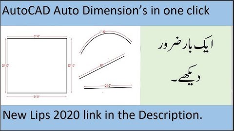 How to make automatic dimensions for all Objects at once in AutoCAD (Using Lisp)