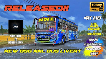 NEW BS6 NNL BUS LIVERY RELEASED TO PMS BUS MOD 😍😍