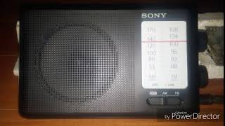 Sony Icf-19 Icf-506 .Mw-Dx Radio Cielo 1290 Khz.perú-Arequipa-Cayma.755 Kms..1Kw.