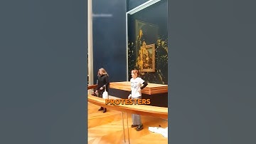 Protesters Attack The Mona Lisa!😱