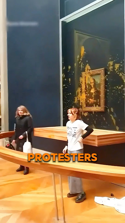 Protesters Attack The Mona Lisa!😱