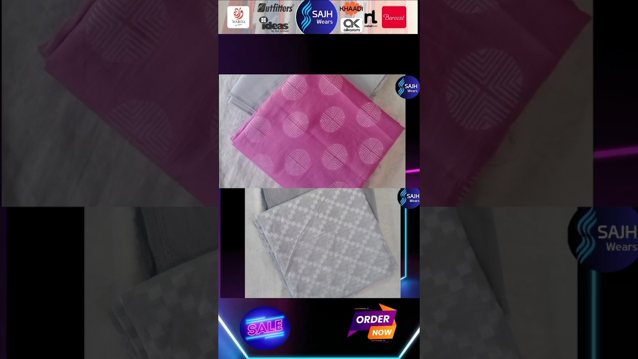 Sapphire 2 Piece Ladies Luxury Lawn Suits 2024 Collection