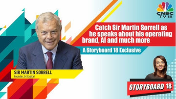 AI Is Applied Across The Industry, But Scale Is Not Yet Huge: S4 Capital Founder Sir Martin Sorrell