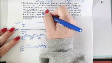 Elapsed Time Word Problems