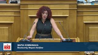 Κομνηνάκα: «Η συνταγματική αναθεώρηση θωρακίζει την αντιλαϊκή πολιτική»