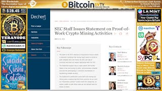 News: SEC Statement on Proof-of-Work