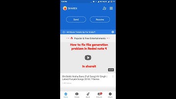 How to fix file generation problem of shareit in Redmi note 4 ||Hindi|| By Atharva Gharat