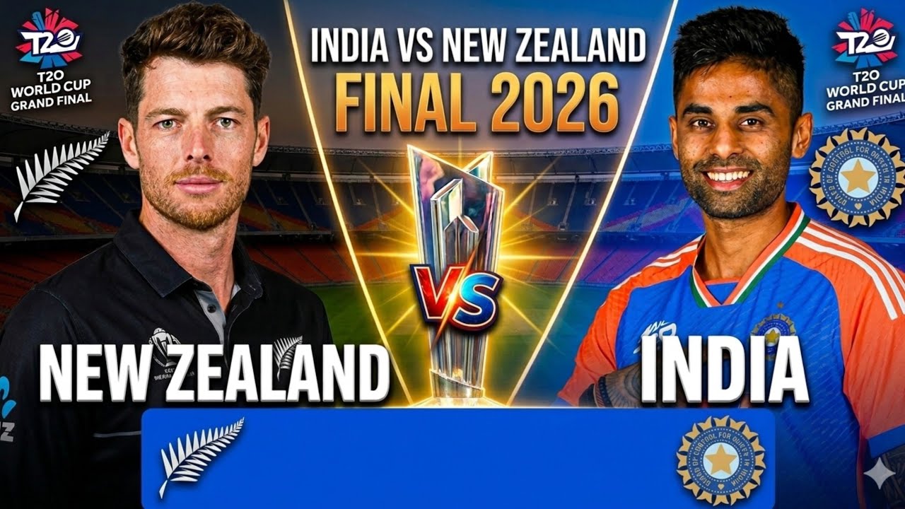 IND vs NZ Final Live | T20 World Cup 2026 Final Live | Ahmedabad