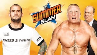 BROCK LESNAR VS CM PUNK SUMMERSLAM 2013 HIGHLIGHTS