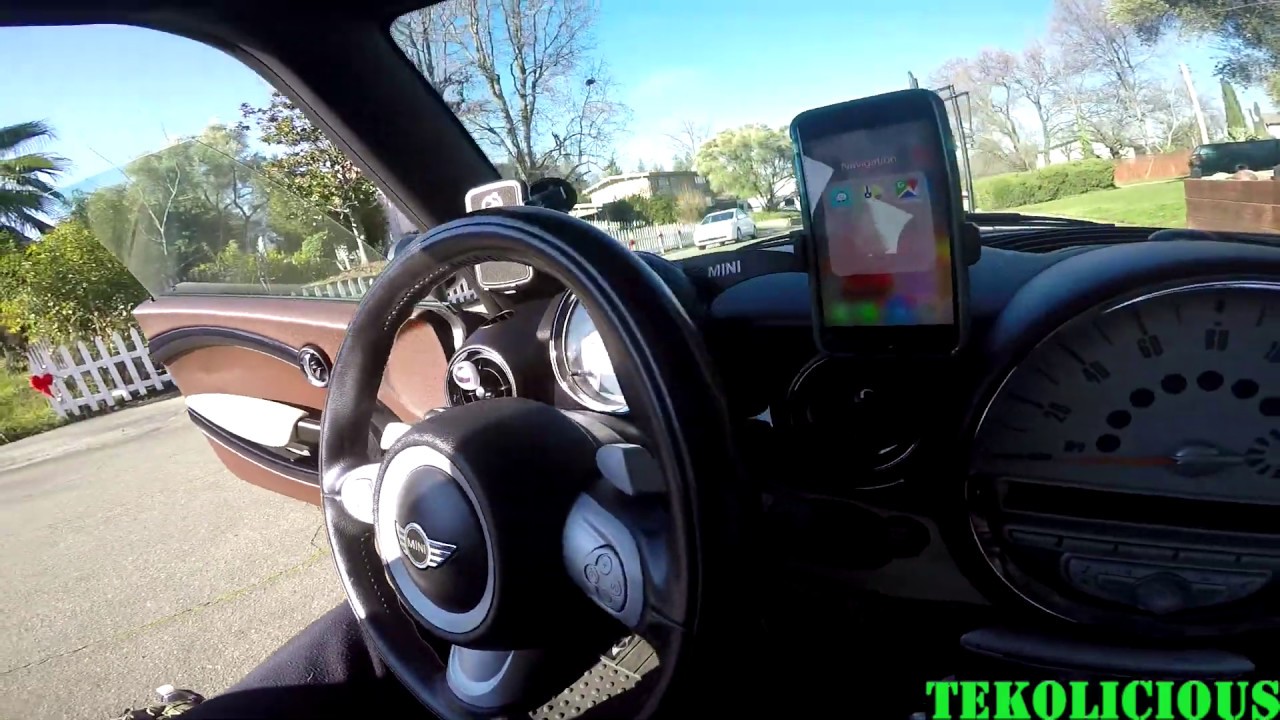 Install Mini Cooper Tachometer Mounted Phone Holder From  GTINTHEBOX  