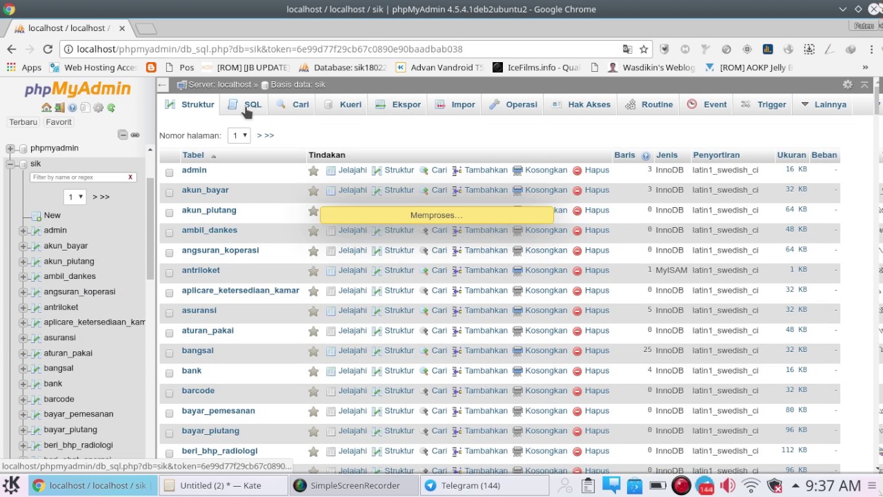 Cara Menjalankan Sql Query Untuk Update Database sik SIMRS Khanza - YouTube